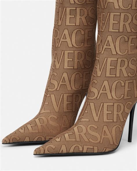 versace boots india|versace thigh high boots.